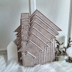 Stickdatei ITH - Stecker Haus Blanko